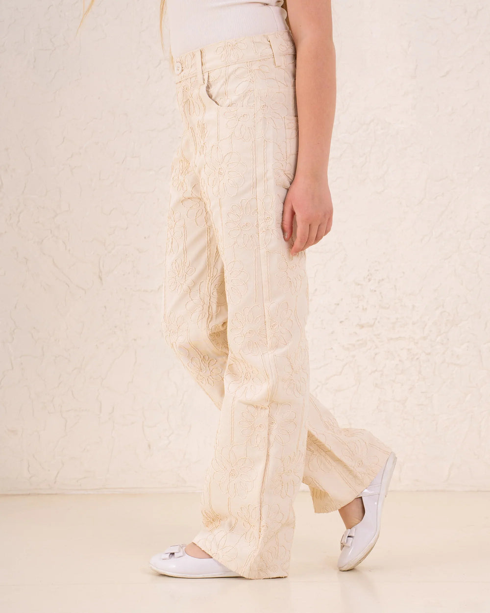 Girl embroidered pants - Venti