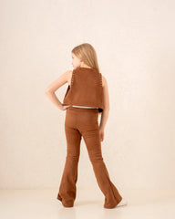 Girl studded suede vest - Venti