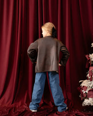 Double-Faced Reversible Leather Jacket - Venti