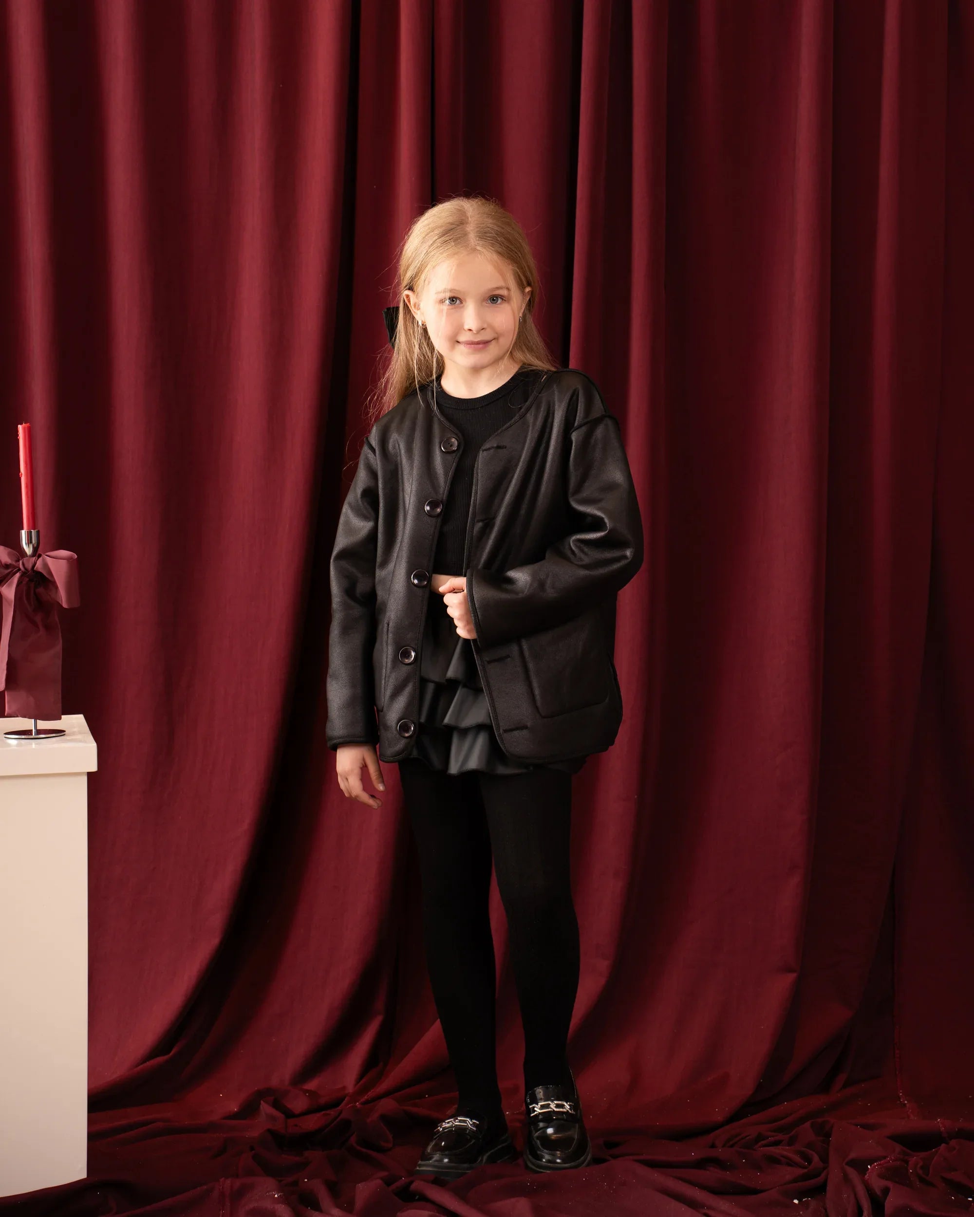 Double-Faced Reversible Leather Jacket - Venti