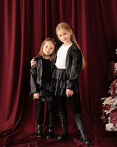 Ruffled Leather Skirt - Venti