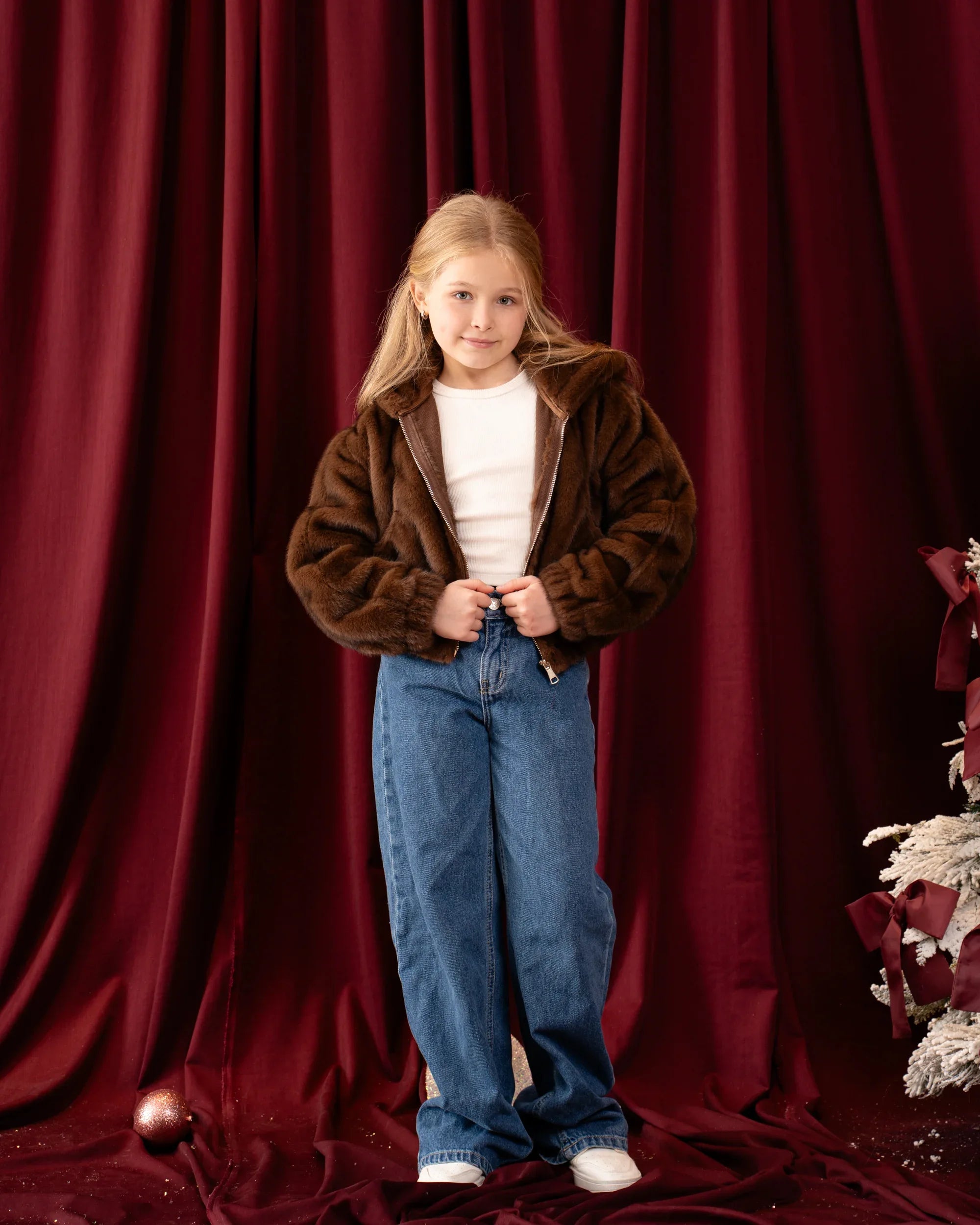 Soft Faux-Fur Zip-Up Jacket - Venti