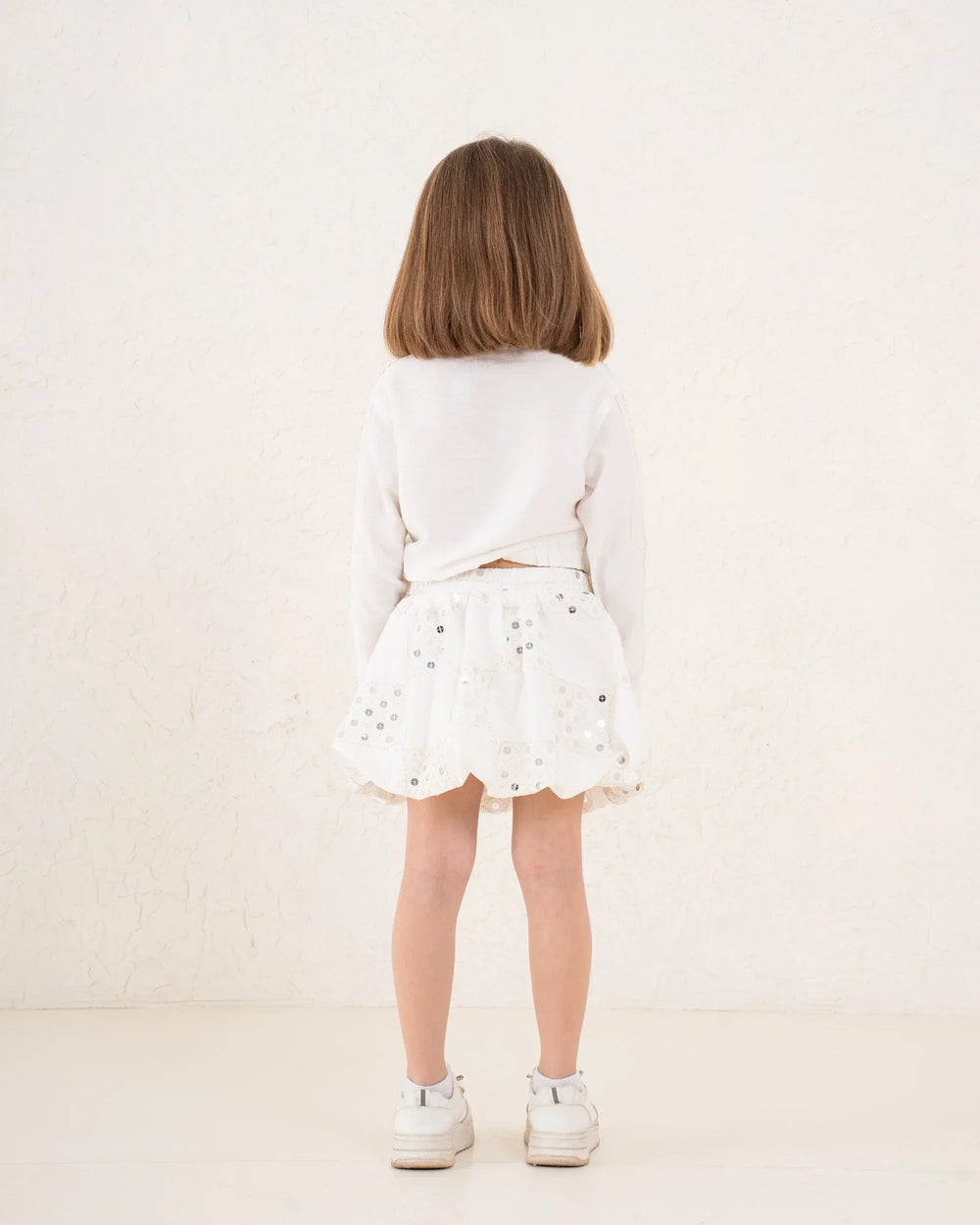 Girl sequin pattern zip up jacket - Venti