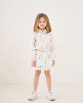 Girl sequin pattern zip up jacket - Venti