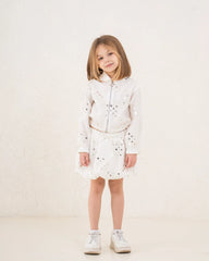 Girl sequin pattern zip up jacket - Venti