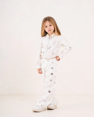 Girl sequin pattern zip up jacket - Venti