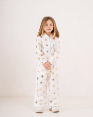 Girl sequin flower pattern zip up jacket - Venti