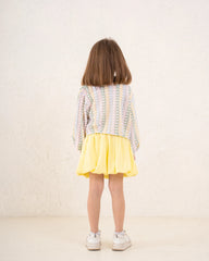 Girl colors open work top - Venti