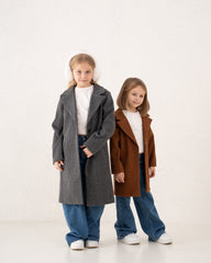 Sparkling Wool-Like Coat