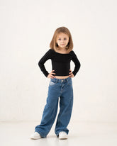 Scoop-Neck Essential Long Sleeve Basic - Venti