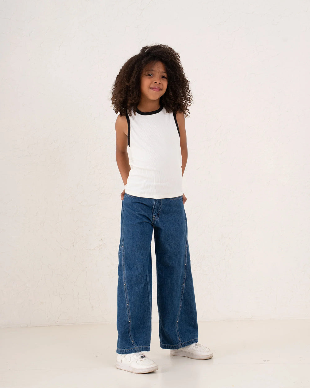 Girl contrast tank top - Venti