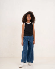 Girl contrast tank top - Venti