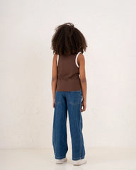 Girl contrast tank top - Venti