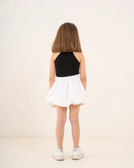 Girl ribbed pop up flower top - Venti