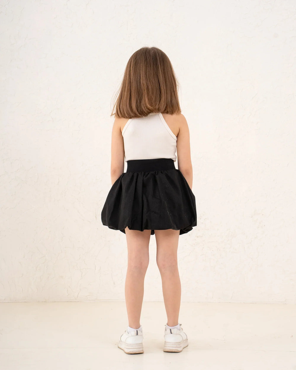 Girl ribbed pop up flower top - Venti