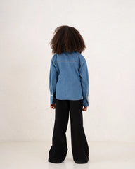 Girl denim studded shirt - Venti