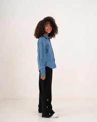 Girl denim studded shirt - Venti