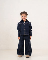 Girl denim studded shirt - Venti