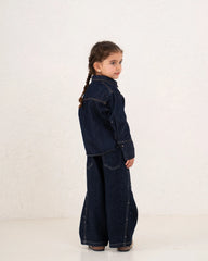 Girl denim studded shirt - Venti