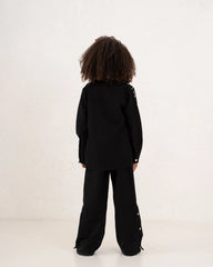 Girl suede embellished shirt - Venti