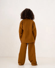 Girl suede embellished shirt - Venti