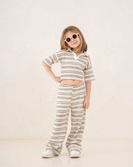 Girl knitted striped pants - Venti