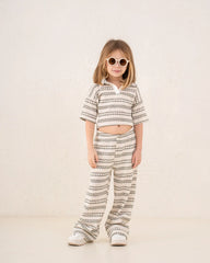 Girl knitted striped pants - Venti