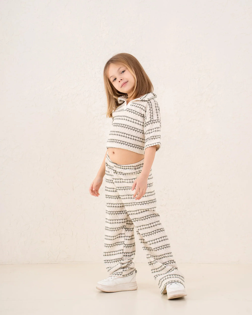 Girl knitted striped pants - Venti
