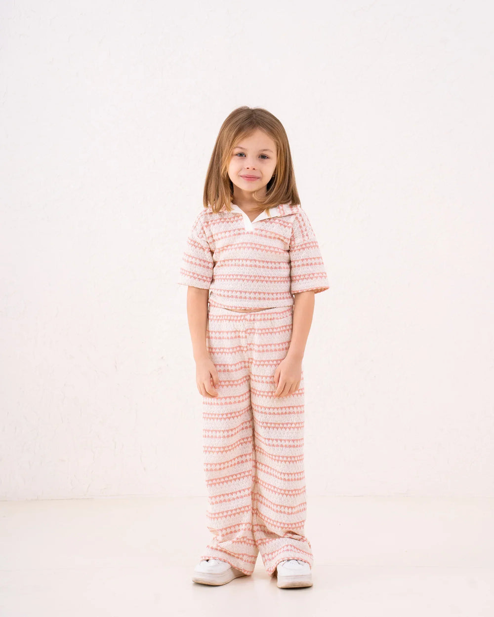 Girl knitted striped pants - Venti