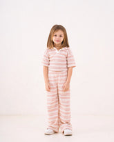 Girl knitted striped pants - Venti