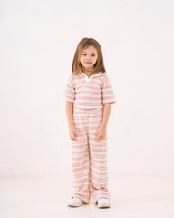 Girl knitted striped pants - Venti
