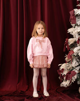 Sequin Bow Detail Hoodie - Venti