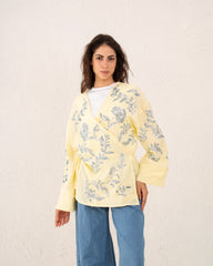 Women sequined wrap top