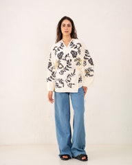 Women sequined wrap top