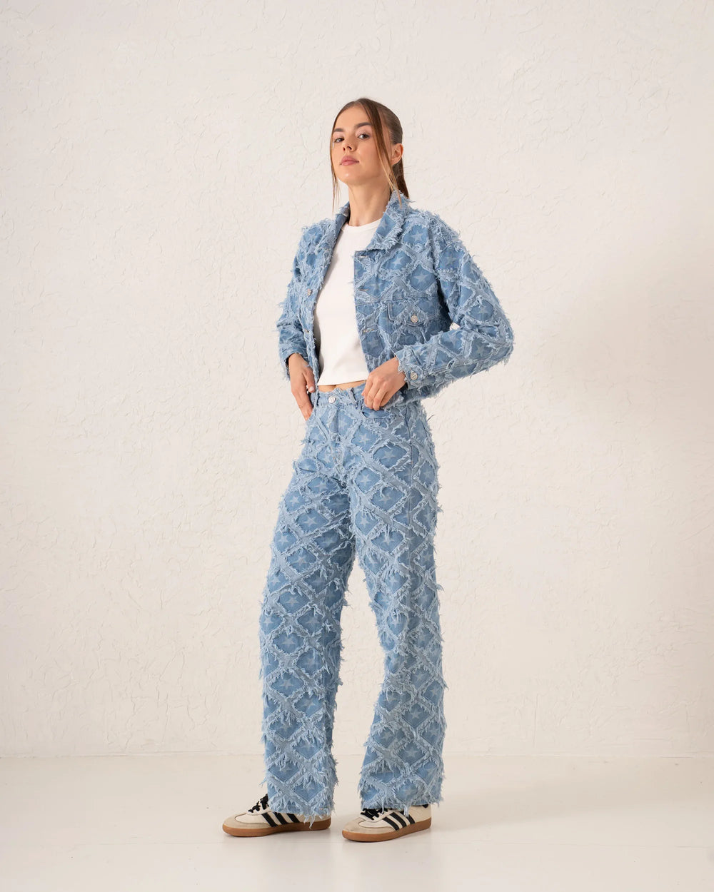 Star Patchwork Denim Jacket - Venti