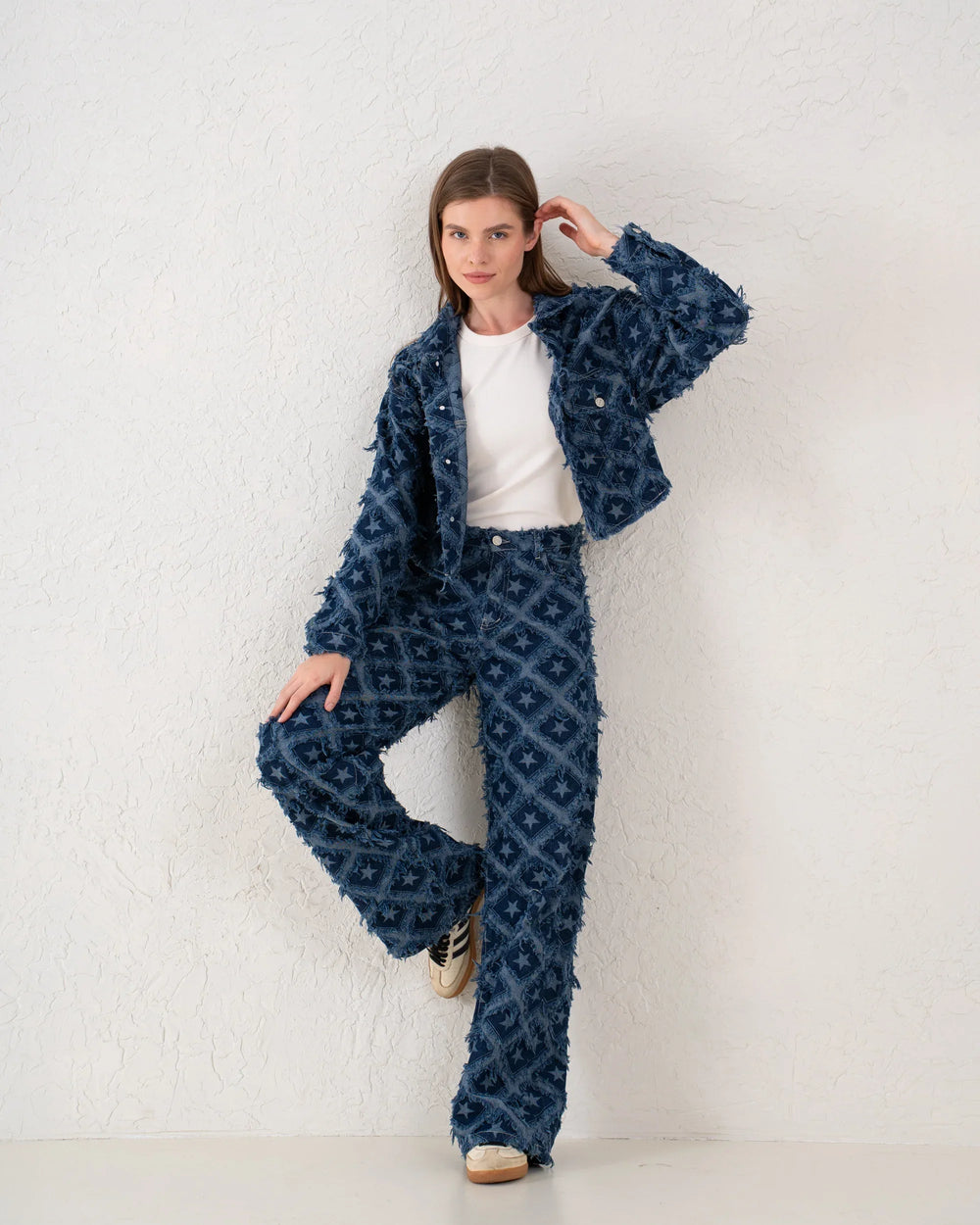 Star Patchwork Denim Jacket - Venti