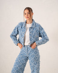 Star Patchwork Denim Jacket