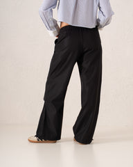 Wide-Leg Utility Cargo Pants