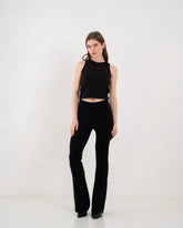 Essential Black Flare Pants - Venti