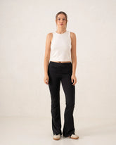 Ruched Waist Flared Pants - Venti