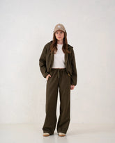 Suede Wide Leg Pants - Venti