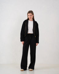 Suede Wide Leg Pants - Venti