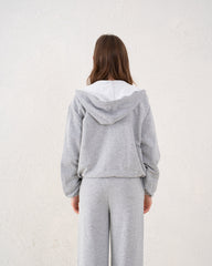 Drawstring Zip-Up Hoodie