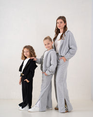 Drawstring Zip-Up Hoodie