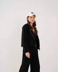 Drawstring Zip-Up Hoodie