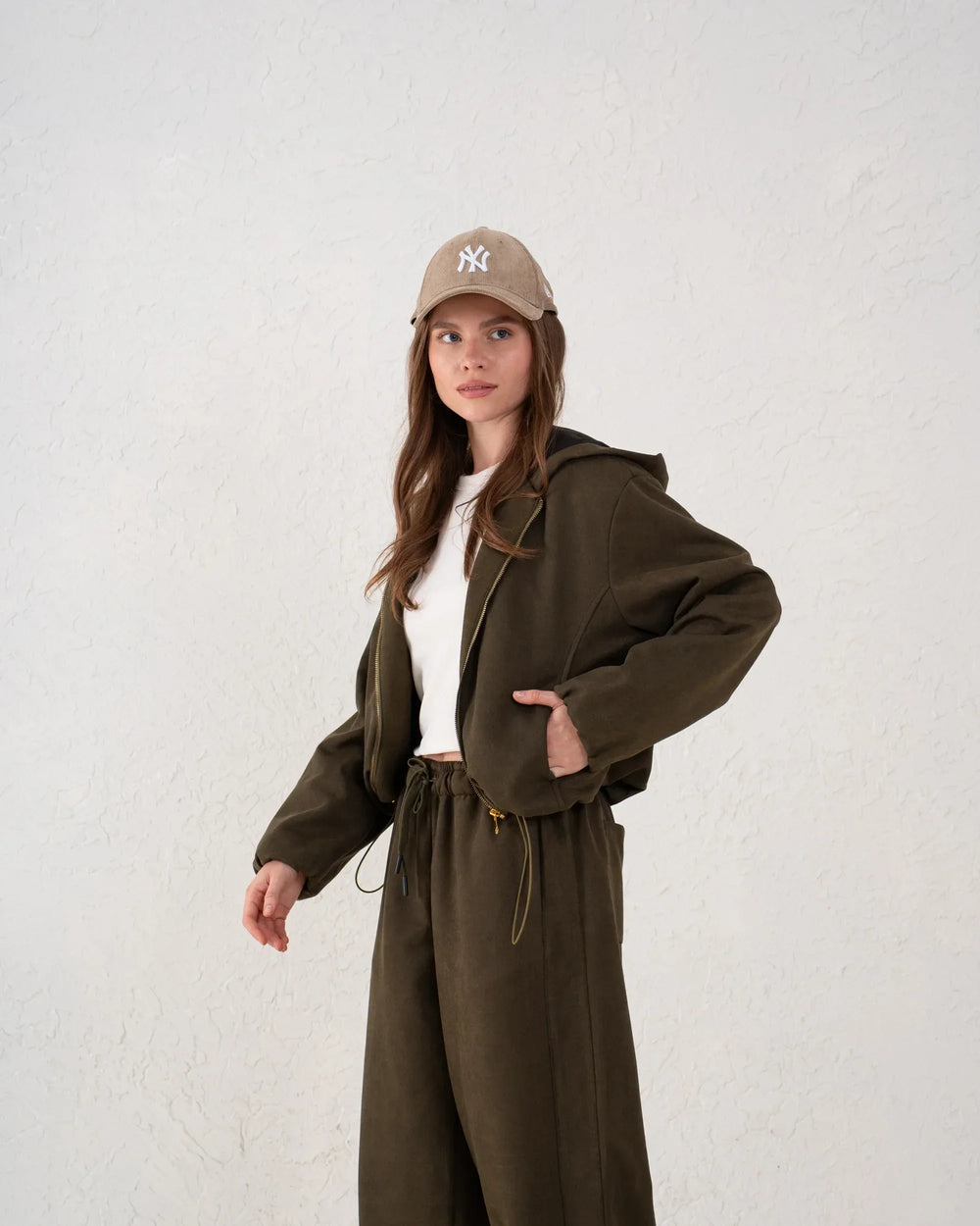 Suede Bomber Jacket - Venti