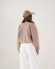 Embellished Sparkling Bomber Jacket