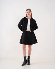 Embellished Sparkling Bomber Jacket