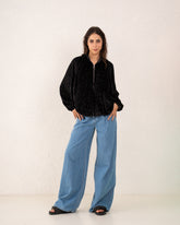 Women velvet balloon Jacket