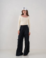 Essential Square Neck Long Sleeve Top